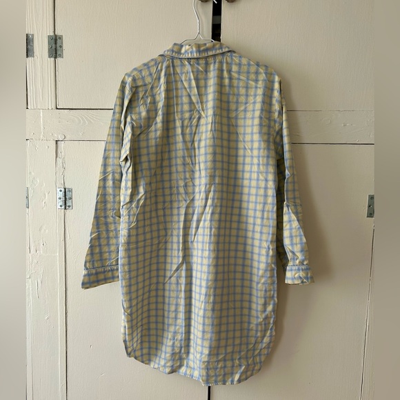Small Boyfriend Sleep Dress Plaid Jenny Buchanan Intimates Breathable Pajamas - Picture 2 of 4